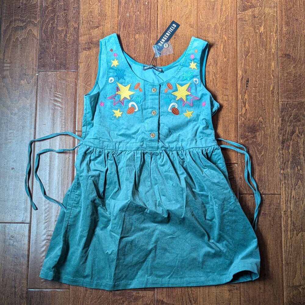 Modcloth Dangerfield Intergalactic Go-Getter Jumper Dress, Women Size 6, NWT